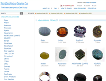 Tablet Screenshot of naturalsemipreciousgemstone.com